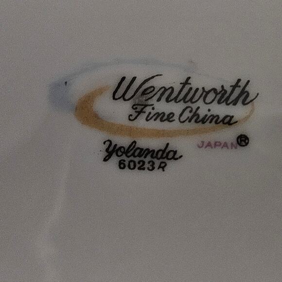 Wentworth Fine China Yolanda 6023R Japan 6.25" Bread Butter Plates Set of 4 - Picture 4 of 6
